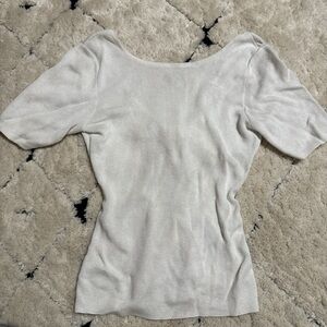 Mango Cream Knit Top